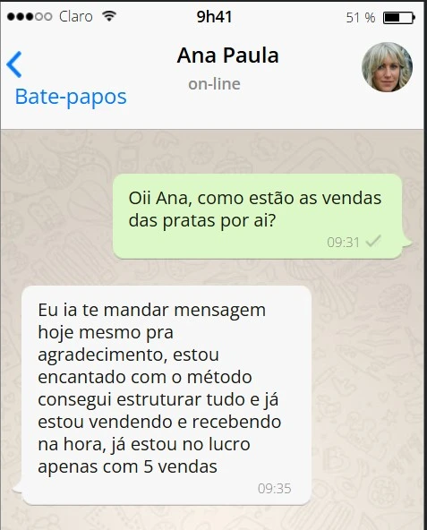 Resultado de aluna